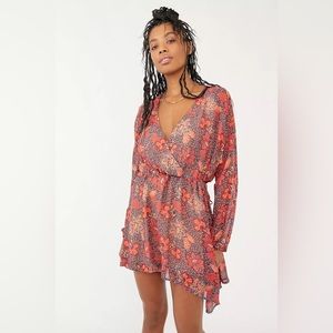 Free People Teegan Printed Mini Dress